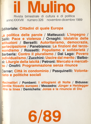 Copertina del fascicolo dell'articolo Volontariato e politiche sociali in Italia