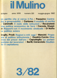 Copertina del fascicolo dell'articolo Nuovo corso socialista e movimento sindacale